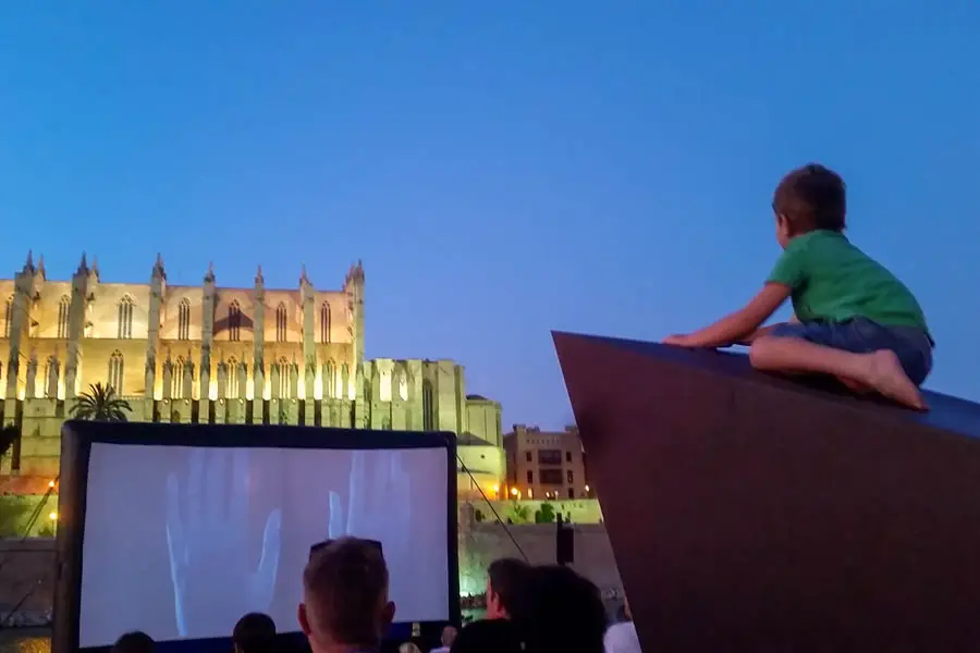 Open-Air Kino in Palma