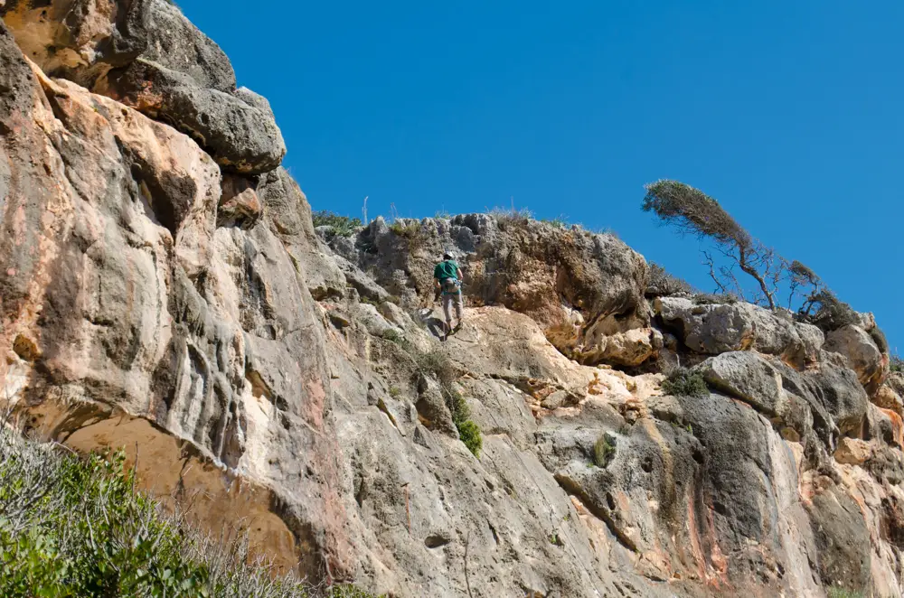 Klettern in der Cala Magraner