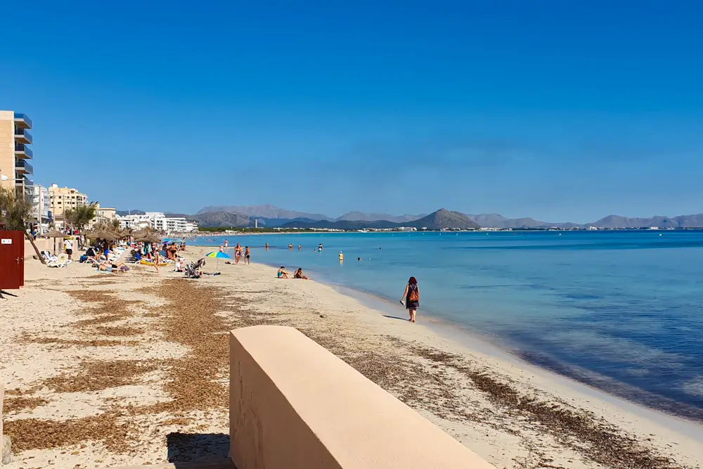 Der Hauptstrand von Can Picafort