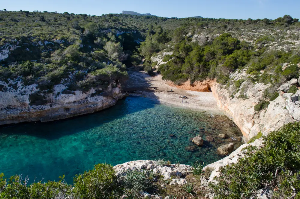 Cala Bota auf Mallorca