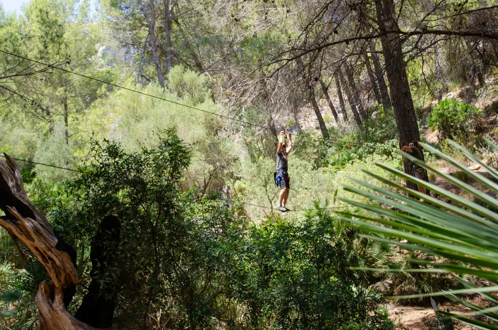 Kletterpark auf Mallorca