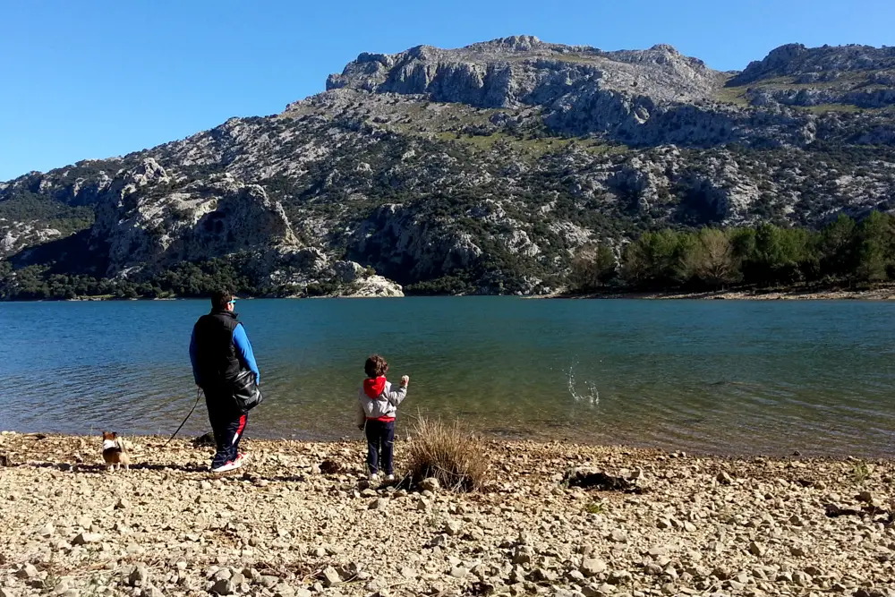 Bergsee auf Mallorca: Gorg Blau