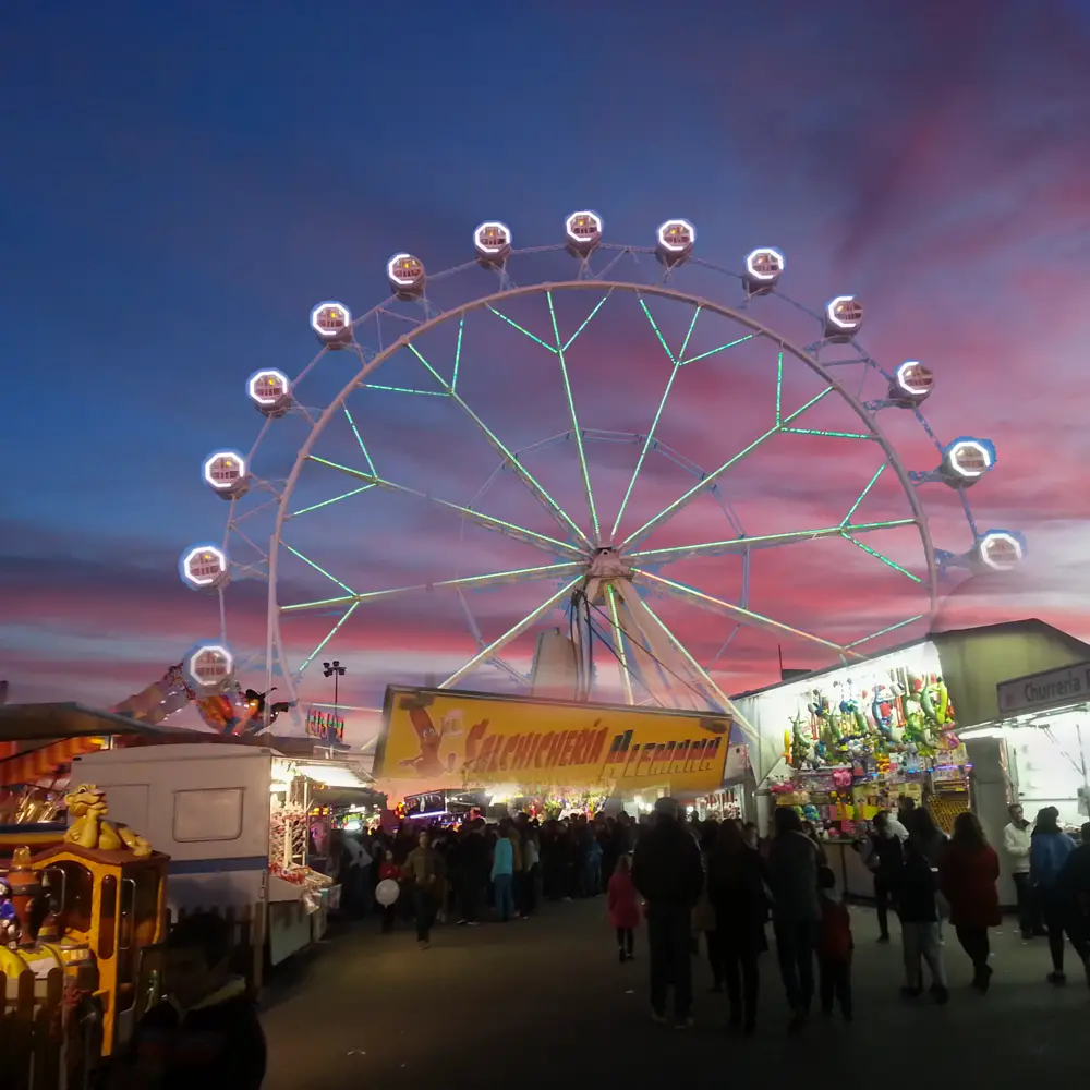 Riesenrad an der Fira del Ram